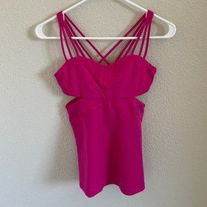 Lululemon strappy tank, 4, hot pink